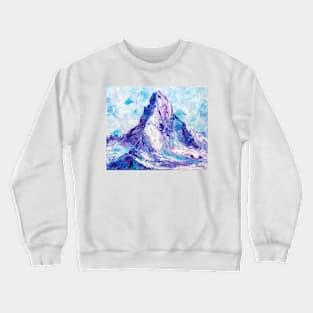 Matterhorn In Blue Crewneck Sweatshirt